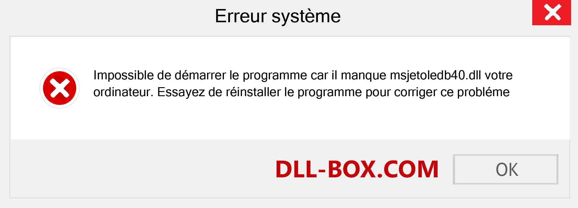 Le fichier msjetoledb40.dll est manquant ?. Télécharger pour Windows 7, 8, 10 - Correction de l'erreur manquante msjetoledb40 dll sur Windows, photos, images